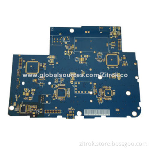 HASL PCB Boards with 94V0 FR4, 4 Layers and Blue Solder Mask